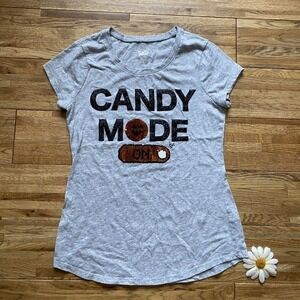 Justice flip sequin candy mode Halloween T-shirt size 12